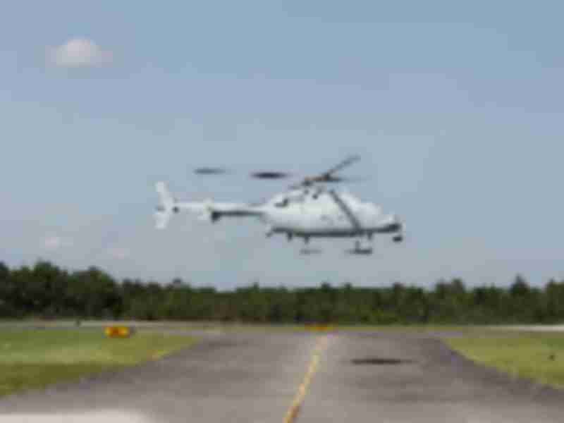 Flights from Trent Lott International Airport are a first for Northrop Grumman’s autonomous helicopter